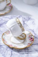 Acar Sienna 6 Kişilik Kahve Fincanı Takımı - 90 ml