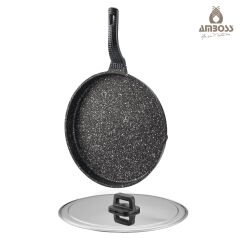 Amboss Döküm Granit Kapaklı Balık Tavası 34 cm