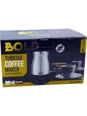 Bold Elektrikli Türk Kahve Pişirme Makinesi Inox Paslanmaz Çelik Cezve