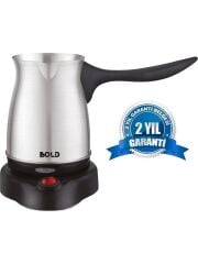 Bold Elektrikli Türk Kahve Pişirme Makinesi Inox Paslanmaz Çelik Cezve
