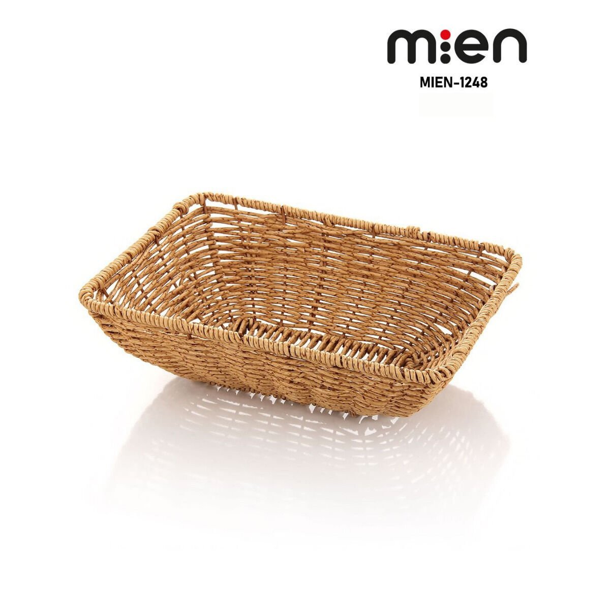 Mien Rattan Dikdörtgen Ekmeklik – 24×17×8 cm