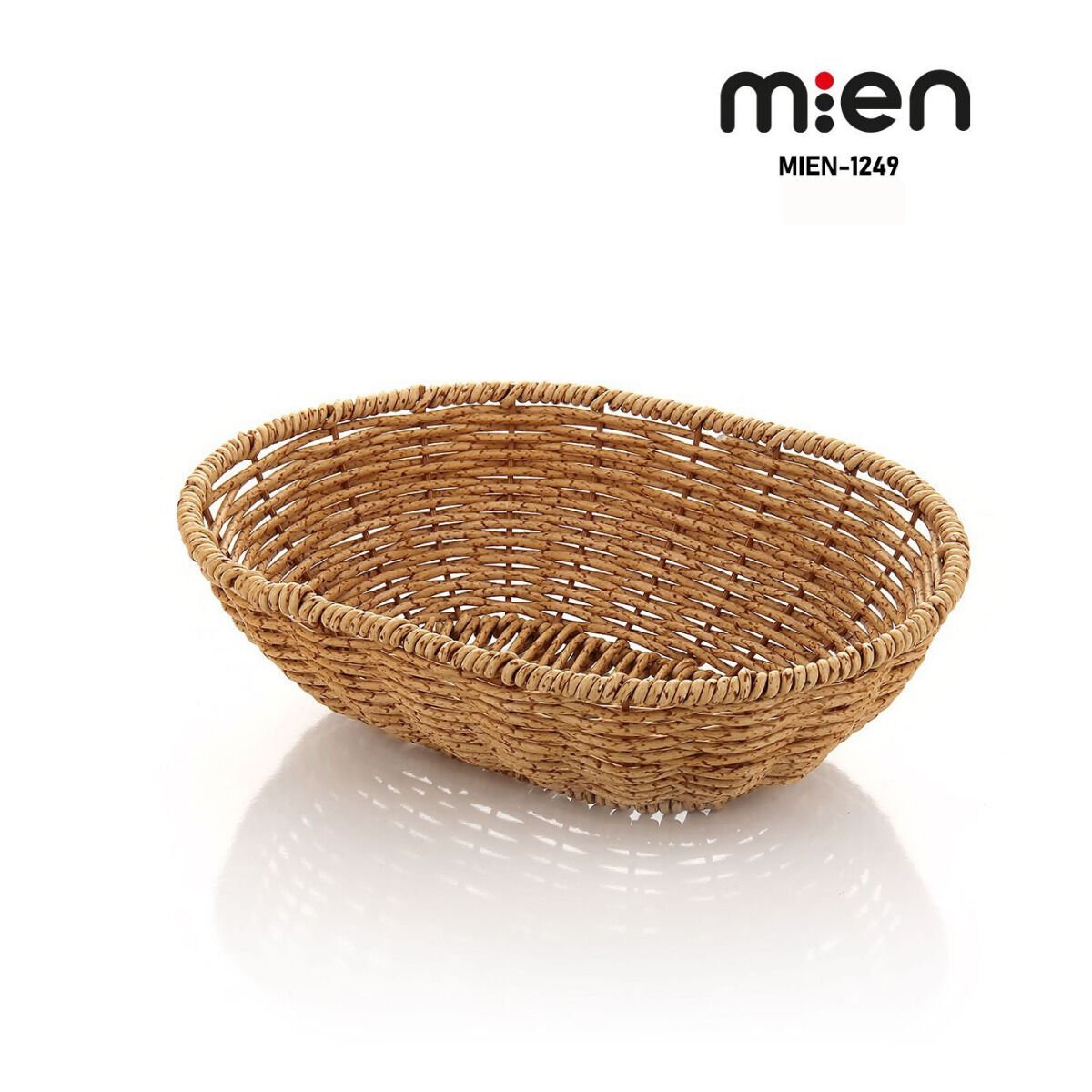 Mien Rattan Oval Ekmeklik – 24×17×8 cm