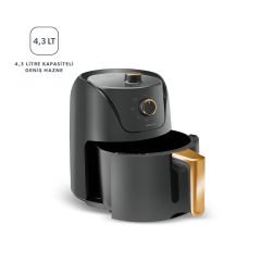 Homend Airfryday 2505H 8 Farklı Programlı, 4,3 Litre Airfryer Antrasit