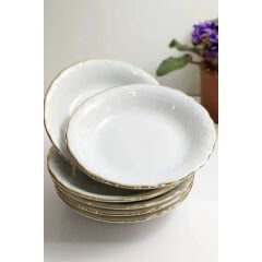 PORLAND ALTIN YALDIZ 6 LI ÇUKUR TABAK 14CM (194514)