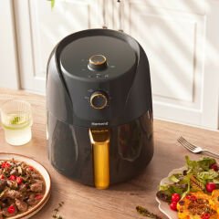 Homend Airfryday 2505H 8 Farklı Programlı, 4,3 Litre Airfryer Antrasit