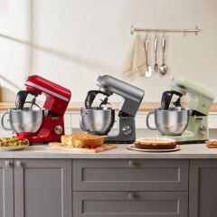 Karaca Mastermaid Chef Pro Çift Kollu Stand Mikser Shiny Black 1750 W