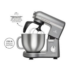 Karaca Mastermaid Chef Pro Çift Kollu Stand Mikser Galaxy Grey 1750 W