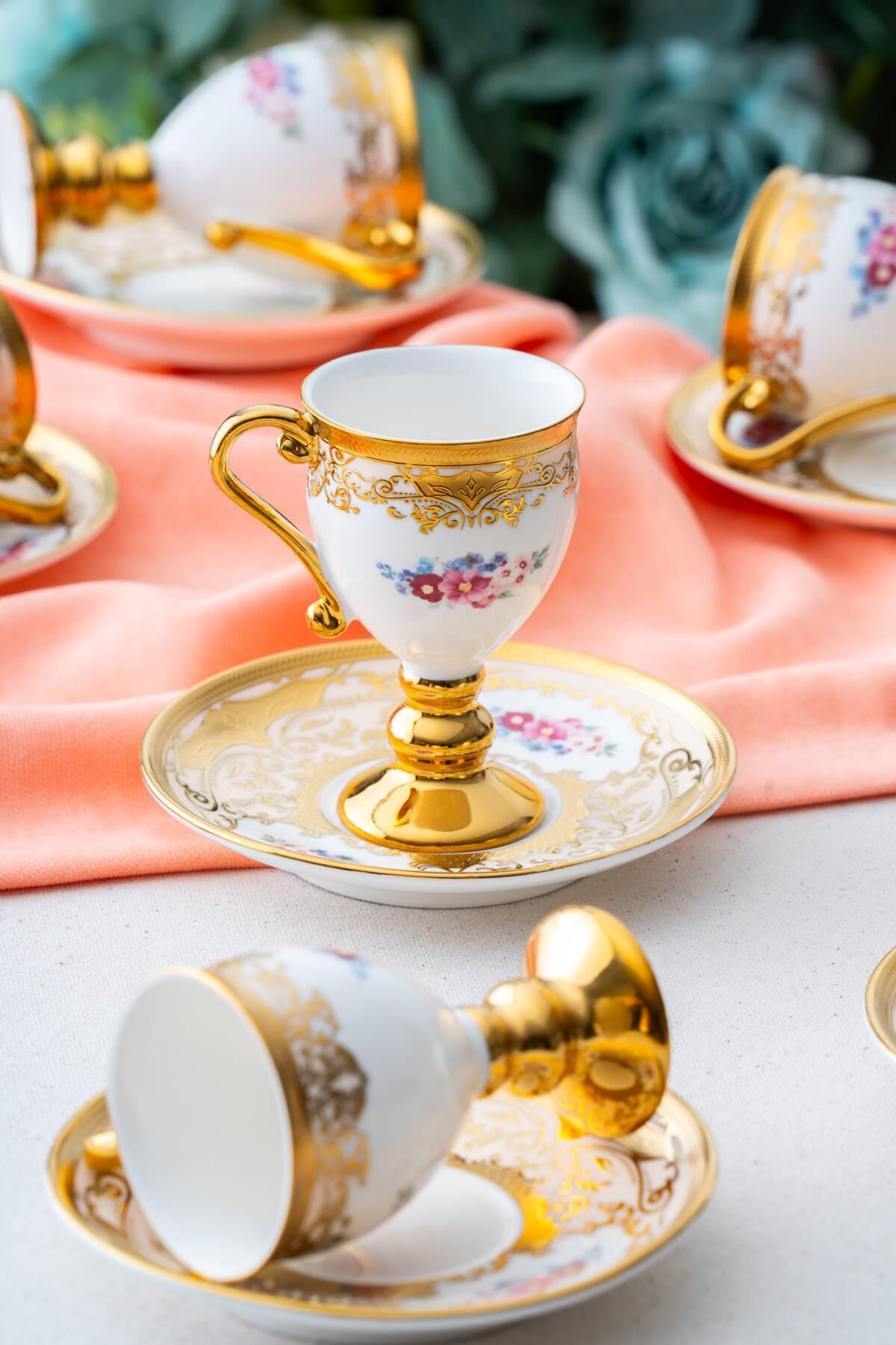 ACAR Juluius 6 Kişilik Kahve Fincanı Takımı - 90 ml