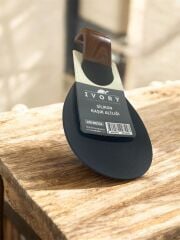 IVORY Silikon Kaşık Altlığı – Kaymaz, Isıya Dayanıklı, 22×10 cm (Siyah / Krem / Gri)