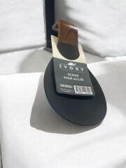 IVORY Silikon Kaşık Altlığı – Kaymaz, Isıya Dayanıklı, 22×10 cm (Siyah / Krem / Gri)