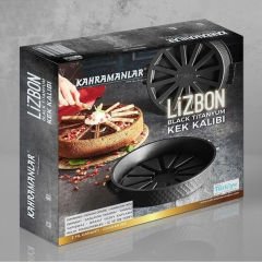 KAHRAMANALAR LİZBON BLACK TİTANYUM KEK KALIBI