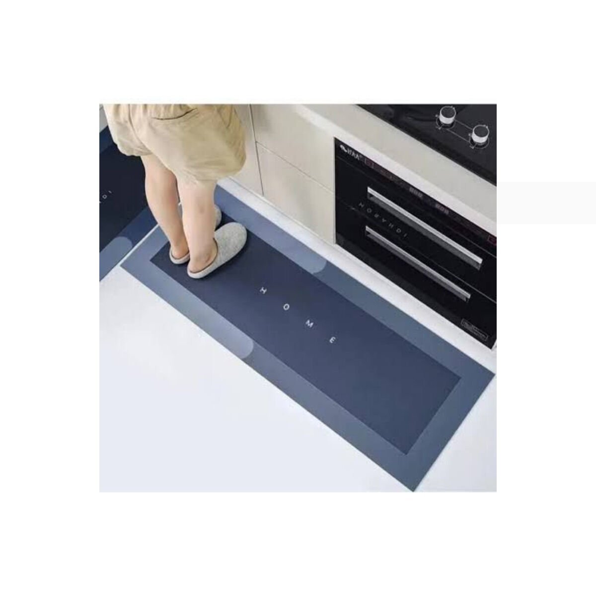 ENFA 48×148 cm Su Emici Kaymaz Taban Paspas – Hızlı Kuruyan, Ultra Emilimli