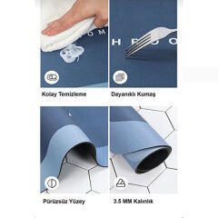 ENFA ENFA 48×118 cm Su Emici Kaymaz Taban Paspas – Hızlı Kuruyan, Ultra Emilimli