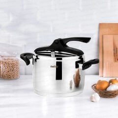Nehir Silver Trend Paslanmaz Çelik 8 Litre Düdüklü Tencere