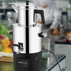 Korkmaz Çayşef Inox/Parlak Semaver A841-01