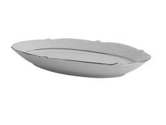 Porland Queen Platin Kayık Tabak 24cm