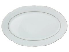 Porland Queen Platin Kayık Tabak 30cm