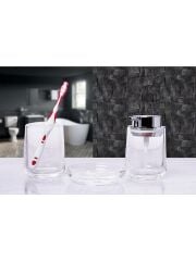 Primanova Vetro 3 lü Banyo Seti Şeffaf