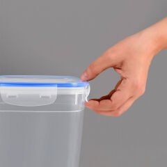 Dünya Plastik 3 Lü Contalı Kare Set ( 900-1500-2400 ml ) 30002