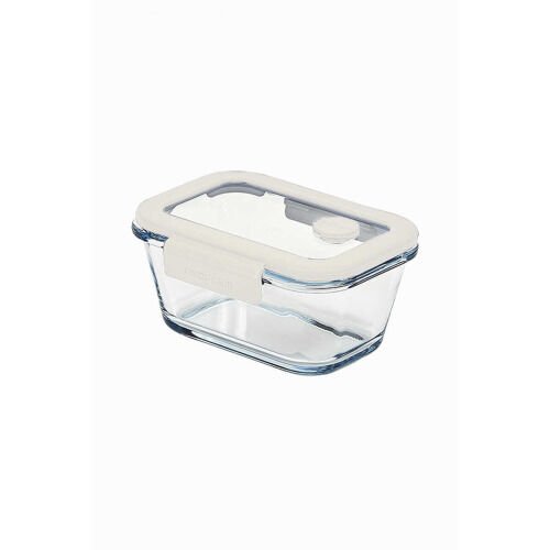 Fika Glace Vakumlu Cam Saklama Kabı 460ML Bej D-NEOFGLV046