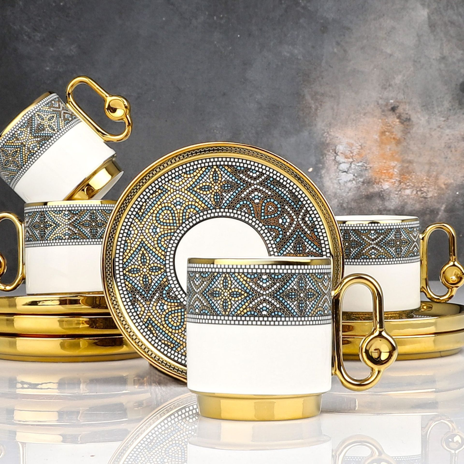 KOSOVA RSY-227 90CC 6 LI FİNCAN TAKIMI (ZEUGMA)