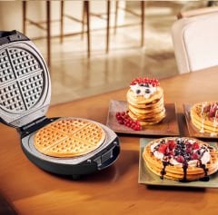 Karaca Funday Rosegold Çıkarılabilir Plakalı Waffle Makinesi 1000W