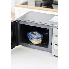 Fika Glace Vakumlu Cam Saklama Kabı 1200ML Mavi D-NEOMGLV120
