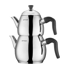 Emsan Duru Mini Çaydanlık Takımı Siyah 0.75 - 1.5 Lt