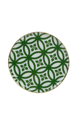 Porland Morocco Desen1 Yeşil 28cm Servis  Tabağı