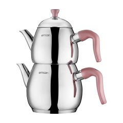 Emsan Duru Mini Çaydanlık Takımı Pembe 0.75-1.5 Lt