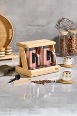 Bambum Kallavi - Türk Kahve Makinesi Bronz Ikili