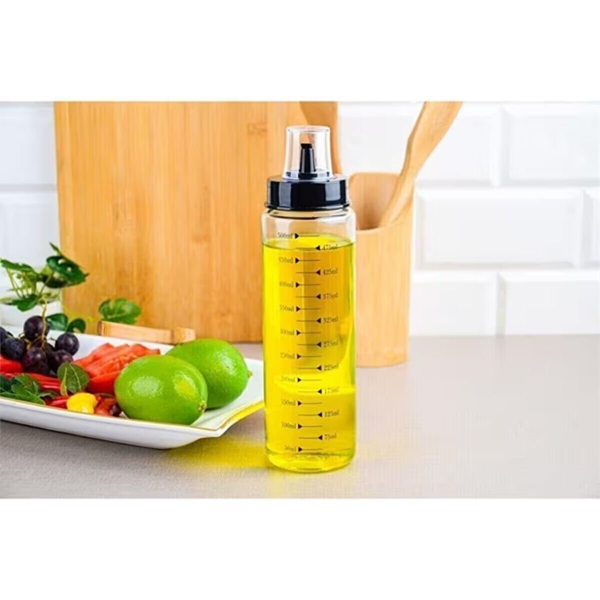 Paçi Cam Damlatmaz Yağlık - Şeffaf - 570 ml