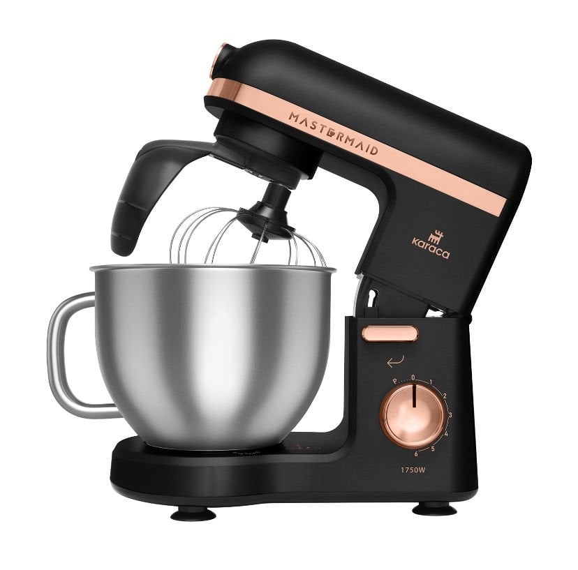 Karaca Mastermaid Chef Pro Çift Kollu Stand Mikser Matte Black Copper 1750 W