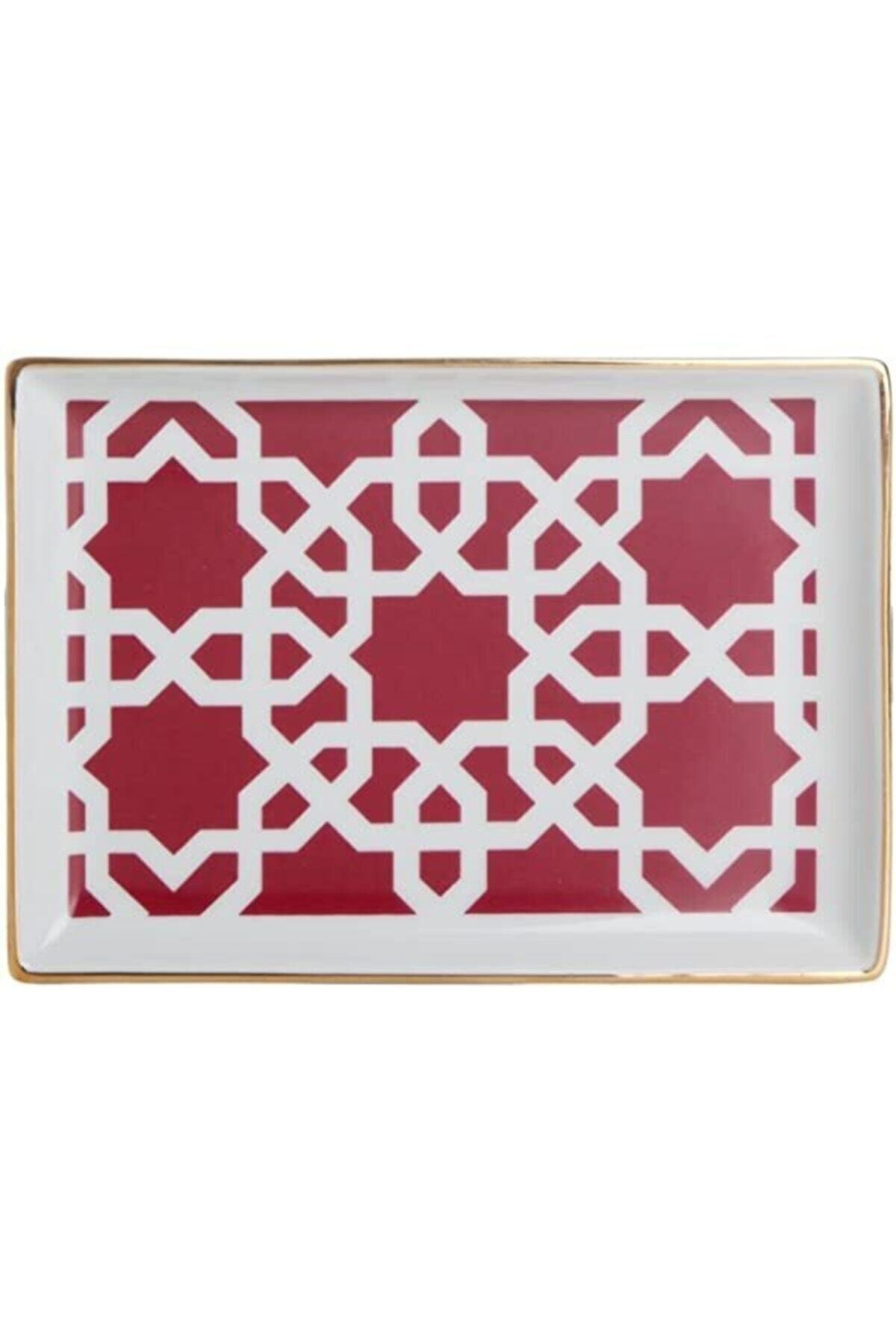 Porland Morocco Desen5 Fuşya 18x13 Cm Kahvaltı Tabağı