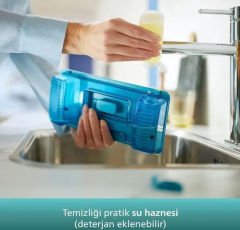 Philips Speedpro Max Aqua Plus Kablosuz Dikey Süpürge, Aqua Başlık, Led Başlık,  XC8349/01