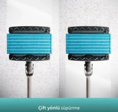 Philips Speedpro Max Aqua Plus Kablosuz Dikey Süpürge, Aqua Başlık, Led Başlık,  XC8349/01