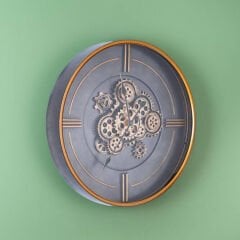 Acar Dekoratif Çarklı Duvar Saati - 59 cm