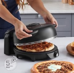 Karaca Gastro 10 in 1 Pizza Lahmacun ve Tandır Ekmeği Makinesi Biodiamond Matte Black