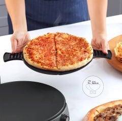 Karaca Gastro 10 in 1 Pizza Lahmacun ve Tandır Ekmeği Makinesi Biodiamond Matte Black