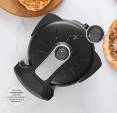 Karaca Gastro 10 in 1 Pizza Lahmacun ve Tandır Ekmeği Makinesi Biodiamond Matte Black