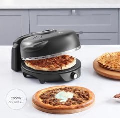 Karaca Gastro 10 in 1 Pizza Lahmacun ve Tandır Ekmeği Makinesi Biodiamond Matte Black
