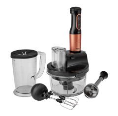 Karaca Mastermaid Prosteel Cam Mutfak Robotu Uzun Blender Ayaklı 6 Bıçaklı 2500 W Black Copper