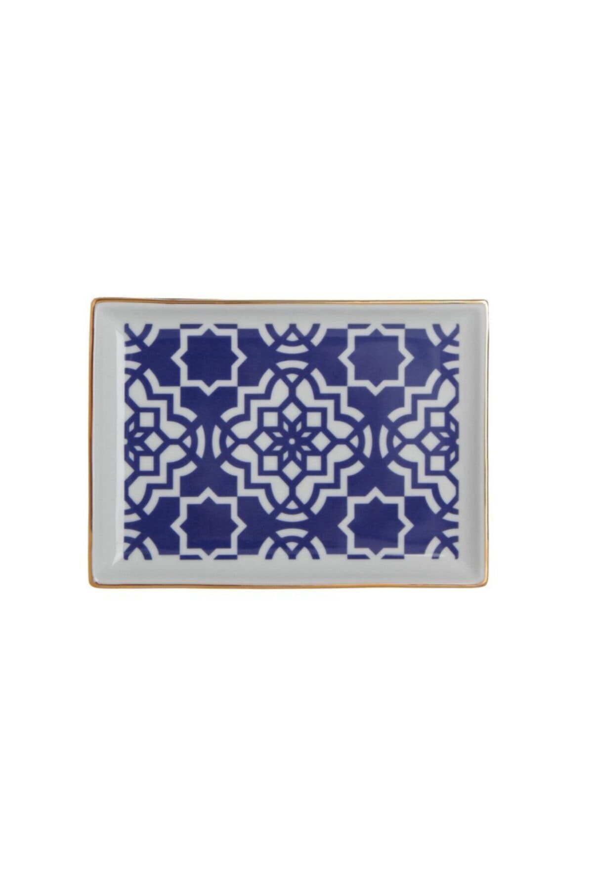 Porland Morocco Kahvaltı Tabağı Desen7 Mor 18x13cm