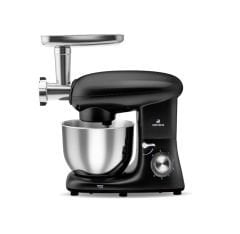 Karaca Multichef Stand Mikser Shiny Black Mutfak Şefi 1400W 5,5 Lt (Kıyma Çekme /Sucuk-Sosis/İçli Köfte Aparatlı)
