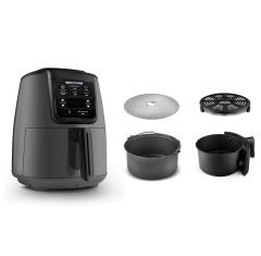 Karaca Air Pro Cook 3 in 1 XL Ev Yemeği, Közleme, Airfryer Space Gray 4 Kişilik
