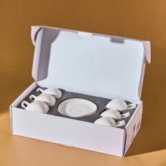 Karaca Streamline Hole 6 Kişilik Kahve Fincan Takımı 80 ml