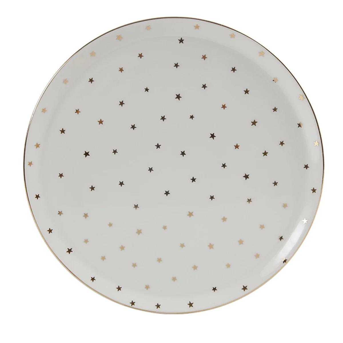 Porland Forest 6 LI Düz Tabak 28cm Servis Tabağı