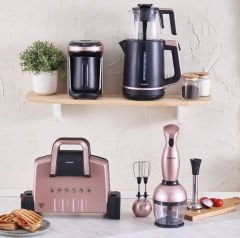 KARACA GURME SUPER PLUS 2.0 ELEKTRİKLİ EVLİLİK PAKETİ ROSEGOLD