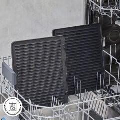 Karaca Compact Steel Sear and Grill Inox 2008 Döküm Izgara ve Tost Makinesi 6 Dilim Kapasiteli