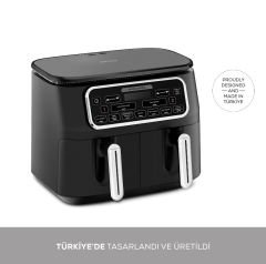 KARACA AIR PRO COOK DUO EV YE. XXXL 8 L AIRFRYER B. CHROME